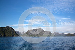 Gryllefjorden and Torskefjorden, Senja, Norway