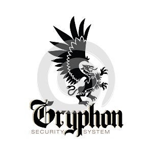 Gryphon icon design photo