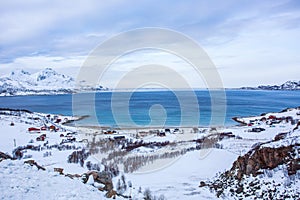 GrÃ¸tfjorden Village In The Winter