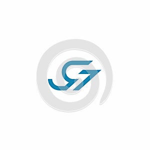 GS Logo Simple Design. SG Logo Vector