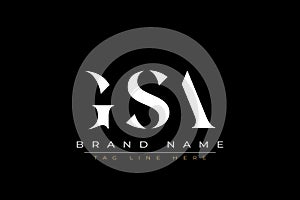 GSA abstract letter logo design