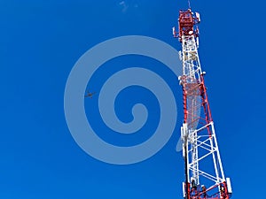 GSM Cellular, 3G, 4G, 5G Transmitter Tower