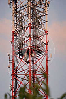 GSM and microwave atenna tower