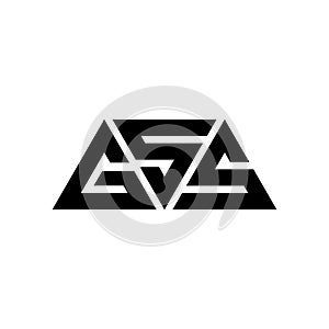 GSS triangle letter logo design with triangle shape. GSS triangle logo design monogram. GSS triangle vector logo template with red