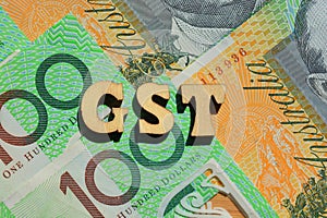 GST, Goods and Services Tax and Australian banknotes