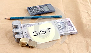 GST, or Goods and Services Tax, Concept