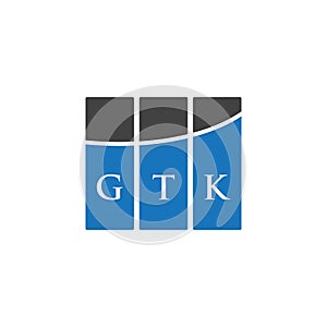 GTK letter logo design on WHITE background. GTK creative initials letter logo concept. GTK letter design.GTK letter logo design on