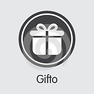 GTO - Gifto. The Icon of Coin or Market Emblem.