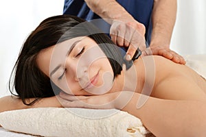 Gua sha acupuncture treatment