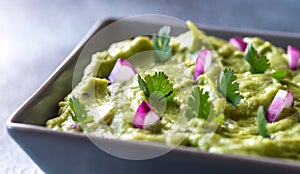 Guacamole in the bowl photo