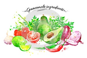 Guacamole ingredients