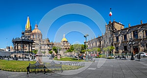 Guadalajara Cathedral and State Government Palace - Guadalajara, Jalisco, Mexico