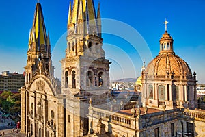 Guadalajara Central Cathedral Cathedral of the Assumption of Our Lady, in Jalisco, Mexico