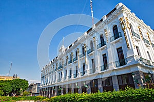 Guadalajara, Mexico-14 April, 2018: Manuel Rojas Building in Guadalajara historic center Zona Centro, Supreme Tribunal photo