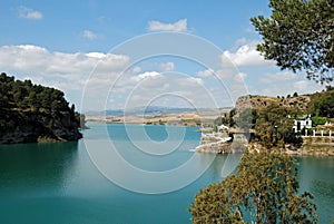 Guadalhorce lake, Ardales, Spain.
