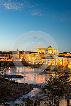 Guadalquivir river in Cordoba, Andalusia, Spain.