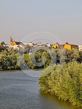 Guadalquivir River in Cordoba, Spain