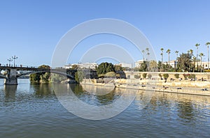 Guadalquivir river at Seville, Spain