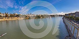 Guadalquivir River View, Sevilla, Spain photo