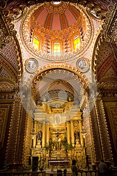 Guadalupita Church Altar Dome Mexico