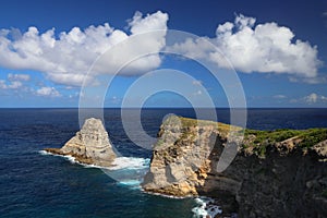 Guadeloupe cliffs - Porte d`Enfer photo