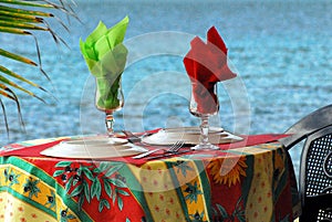 Guadeloupe- A French Styled Table By The Sea