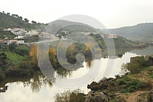 Guadiana river in Mertola portugal