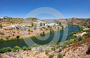 Guadiana river near Mertola. Baixo Alentejo, Portugal