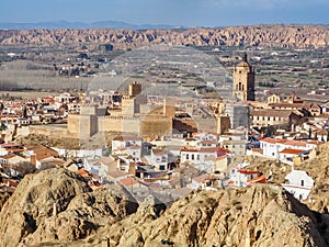 Guadix cave houses and desereted mountains, Spain