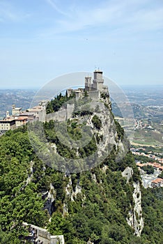 Guaita,the first tower of San Marino Republic