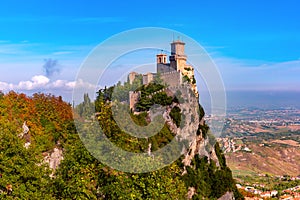 Guaita fortress in San Marino