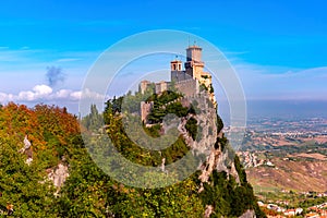 Guaita fortress in San Marino