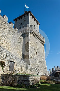 Guaita tower of San Marino Italy