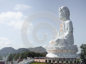 Guan Yin, Big White Buddha in Chiang Rai, Thailand