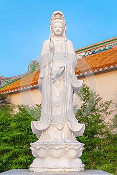 Guan yin the goddess of mercy statue