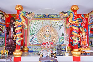 Guan Yin Statue at Wat Khun Samut Chin