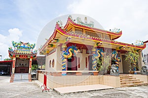 Guan Yu Chinese Shrine in the southern market in Takua Pa District