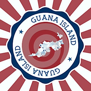 Guana Island Badge.
