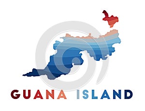 Guana Island map.