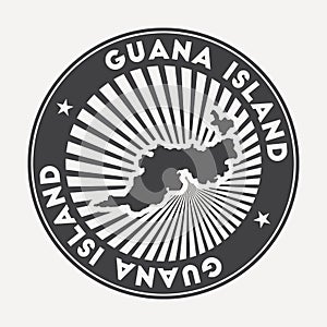 Guana Island round logo.