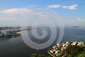 Guanabara Bay aerial view - Rio de Janeiro