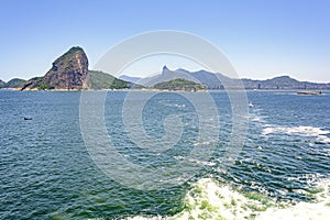 Guanabara bay and Sugar Loaf