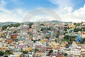 Guanajuato, Mexico. Panoramic view