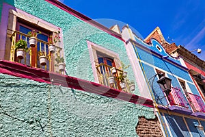 Guanajuato, Mexico, scenic old town streets