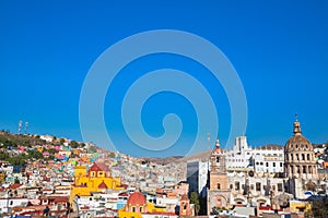 Guanajuato, Mexico, scenic old town streets