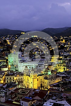 Guanajuato at night- Mexico photo