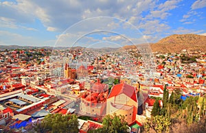 Guanajuato, scenic city lookout