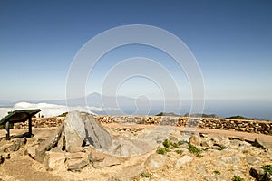 Guanche Sanctuary in the summit of Garajonay mountain