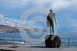 Guanche sculpture in candelaria