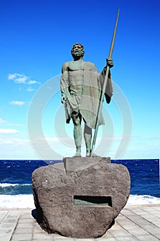 Guanches chief Ajona, Candelaria, Tenerife